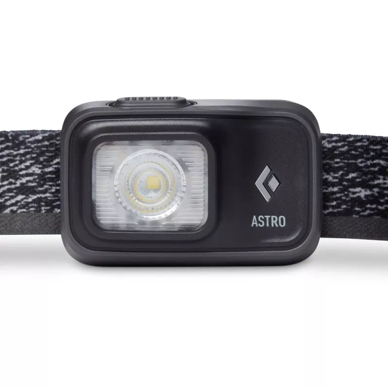 Black Diamond Astro 300 musta, sininen otsapanta taskulamppu