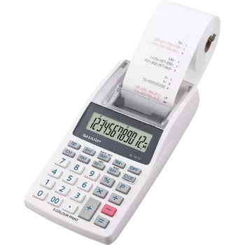 Sharp EL-1611V laskin pöytämalli talous harmaa, valkoinen