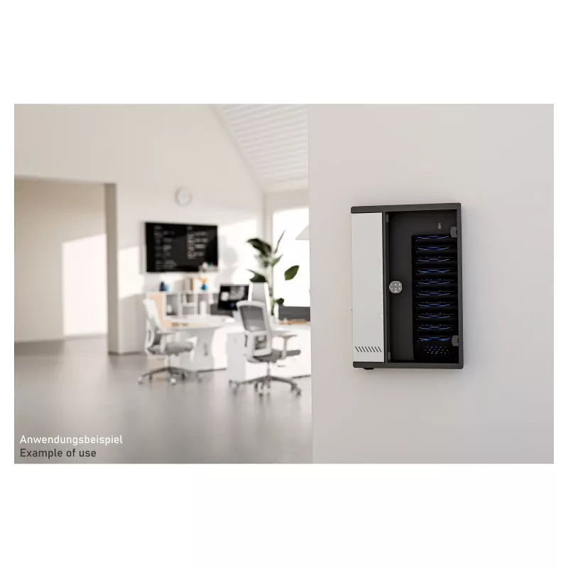 Good Connections seinälatauskaappi 11 laitteelle, USB-C, 30W portti
