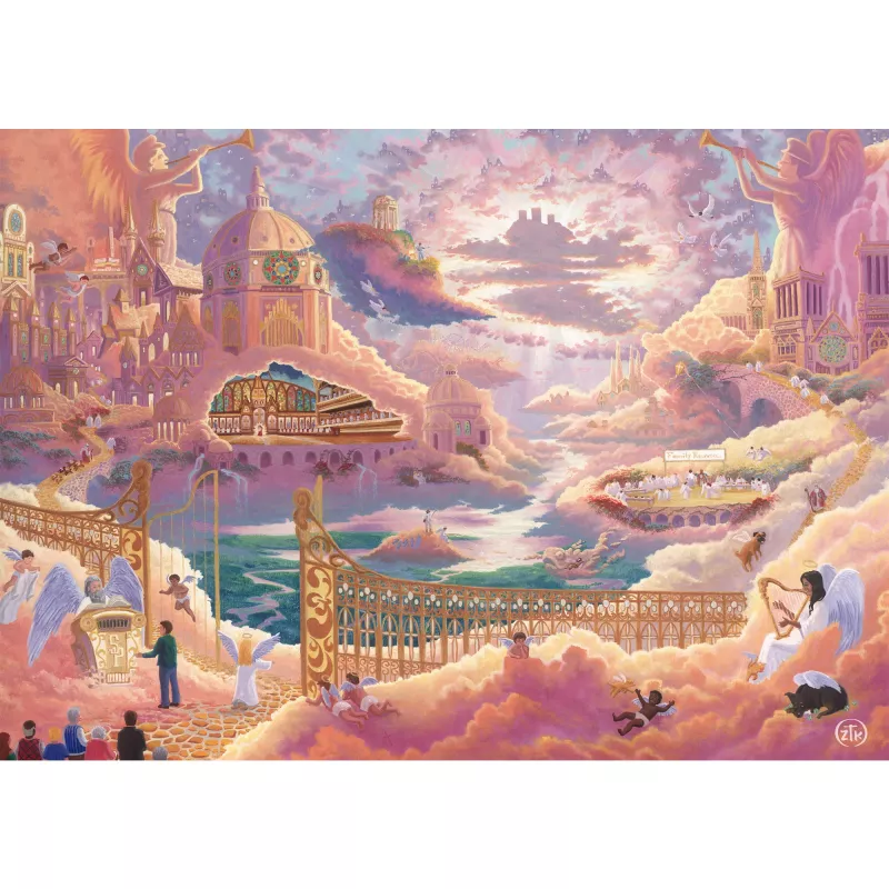 Palapeli Schmidt Spiele Zac Kinkade Kingdom of Heaven — 1000 palaa, maisemataide