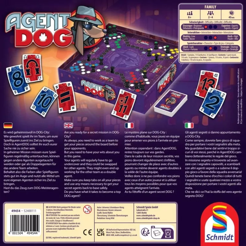 Agent DOG, lautapeli