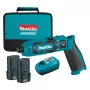 Iskuruuvinväännin Makita TD022DSE 1/4 inch 2450 kierr./min 25 N⋅m musta, sininen