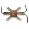 Jäähdytyselementti Inter-Tech IP-3, kupari, hopea, 165x100x12 mm