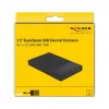 HDD/SSD-kotelo DeLOCK 42011 musta 2,5 tuuman SATA III 5 Gbit/s