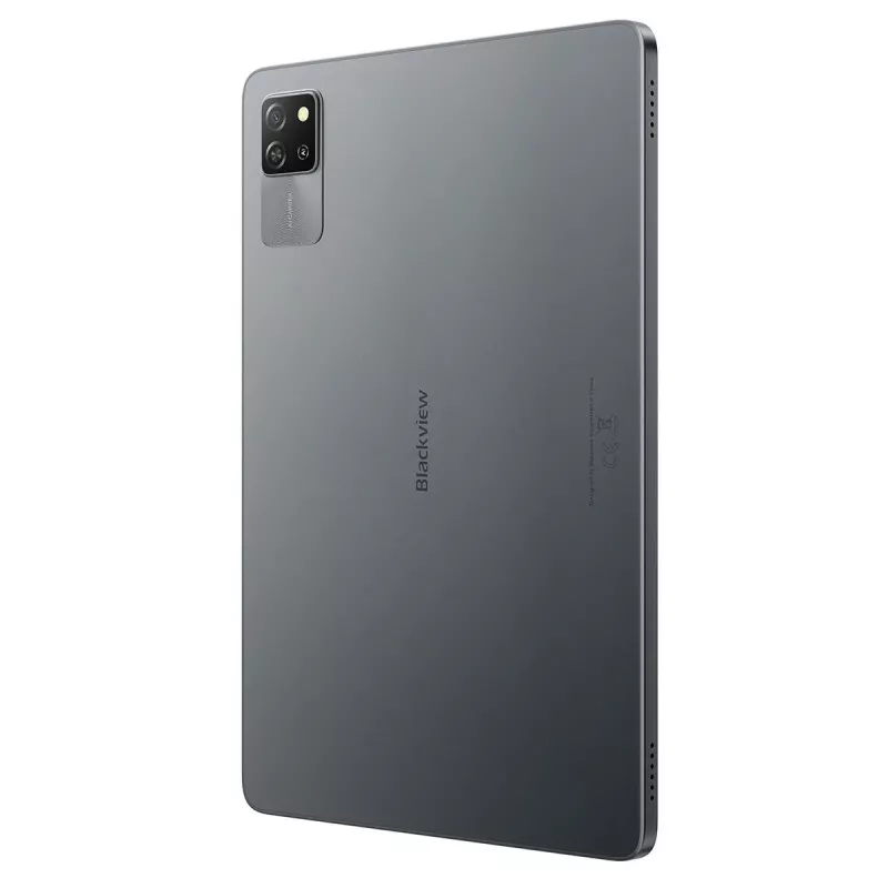 Blackview Tab 60 WiFi tabletti, 10,1 tuumaa (25,6 cm) HD+ IPS, Allwinner A523, 4GB RAM, 128GB, Wi-Fi 6, Bluetooth 5.2, 5100 mAh, Android 15, harmaa (Volcano Grey)