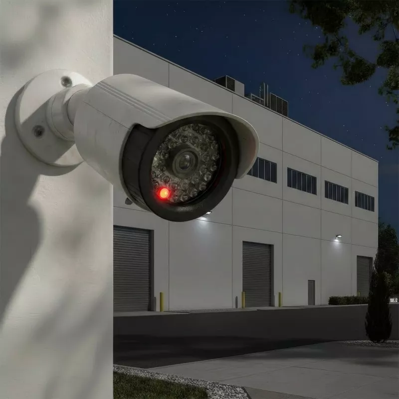 Valvontakameran jäljitelmä IR-LED-valoilla, CEE IR1800 W — toimimaton valvontajäljitelmä