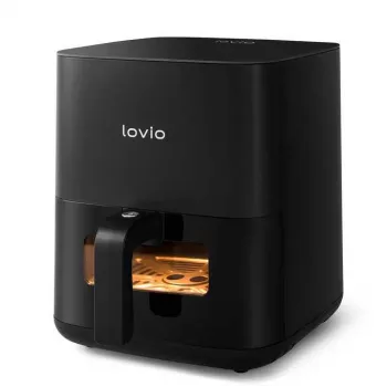 Kiertoilmakypsennin Lovio LVAF001BK 5 l musta — kompakti kiertoilmakypsennin, 5 litran tilavuus