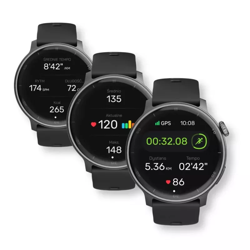 Älykello Stelio STSWA101BK Activ GPS 46 mm musta