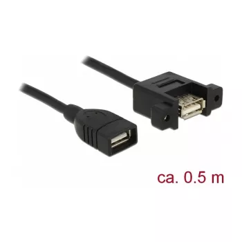 USB-kaapeli DeLOCK 85459 USB 2.0 0,5 m musta