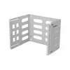 Seinäkiinnitteinen 19 tuuman kaappi LANBERG 8U, syvyys 497×400/240 mm, harmaa