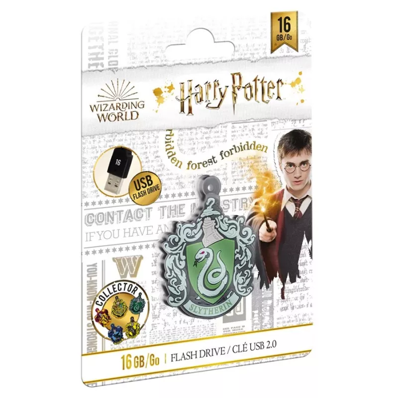 USB-muistitikku Emtec Harry Potter Collector Slytherin 16 GB USB Type-A 2.0 musta