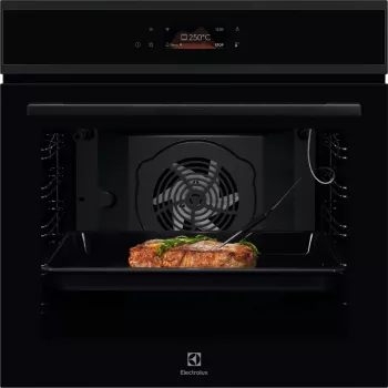 Kalusteisiin asennettava uuni Electrolux EOE8P39H musta pyrolyyttinen, sähkö, monitoiminto, musta