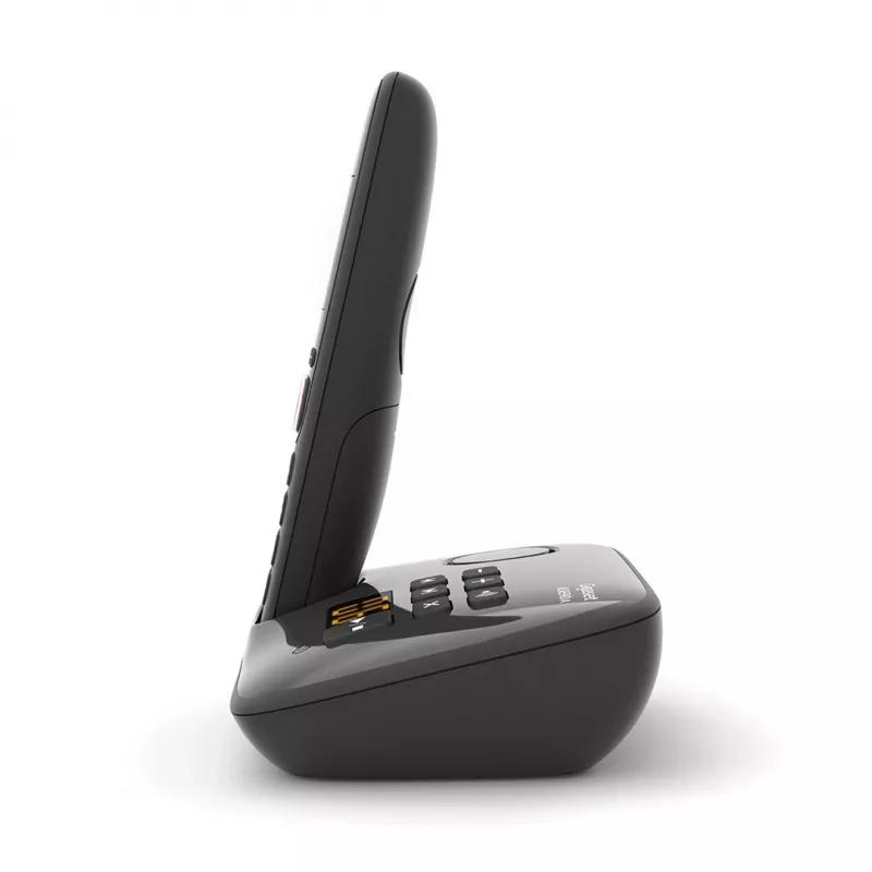 Gigaset AS690A analoginen/DECT-puhelin numerotunnistuksella musta