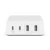 Sisälaturi Belkin WCH010VFWH 2 m kaapeli 2 USB Type-C -liitäntää valkoinen