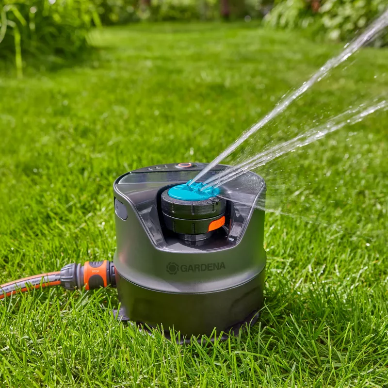 Ympyräsuihku Gardena AquaPrecise musta sininen harmaa 1 kpl