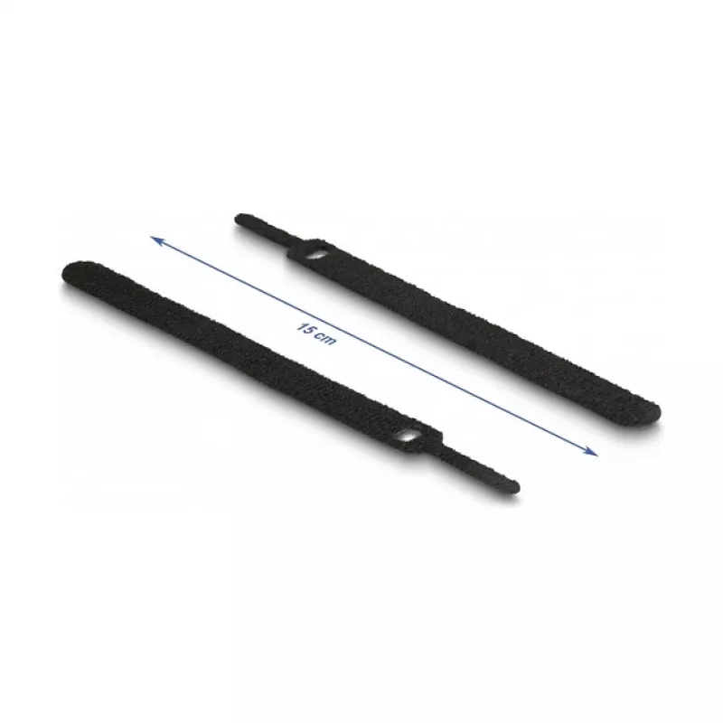 Tarranauhakaapelikiinnike DeLOCK 19076 150x12mm lajitellut värit 10 kpl:n pakkaus