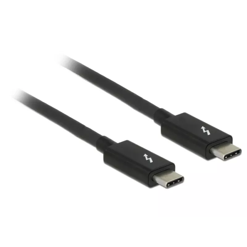 Thunderbolt-kaapeli DeLOCK 84845 1 m 20 Gbit/s musta