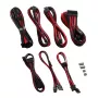 CableMod C-Series PRO RM Black Label -virtalähdekaapelisarja CM‑PCSR‑16P3KIT‑NKKR‑R — musta-punainen päällystetty modulaarinen PSU-kaapeli