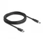 DeLOCK kannettavan laturikaapeli USB Type-C -pistoke Dell 4.5 x 3.0 mm -pistoke 1,5 m 20 V