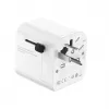 Matkavirtalähde GEMBIRD TPA-EU1A1C20-01-W 20W, USB-A 18W + USB-C 20W, Schuko-pistorasia, tulo 100–250 V
