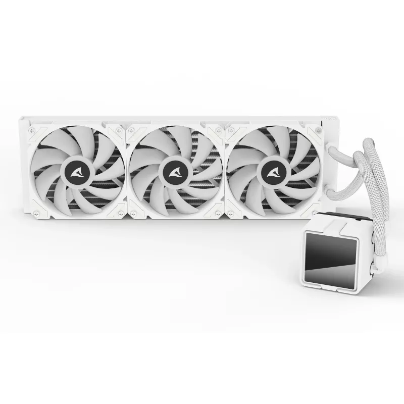 All-in-One-vesijäähdytys CPU:lle Sharkoon S60 ARGB valkoinen 360 mm jäähdytin