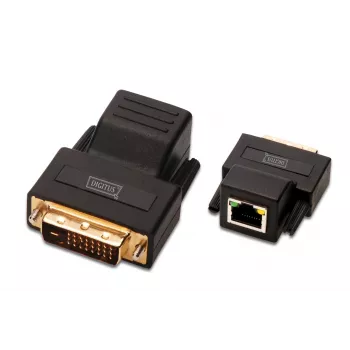 Digitus DVI-jatko CAT5 / CAT6 kautta