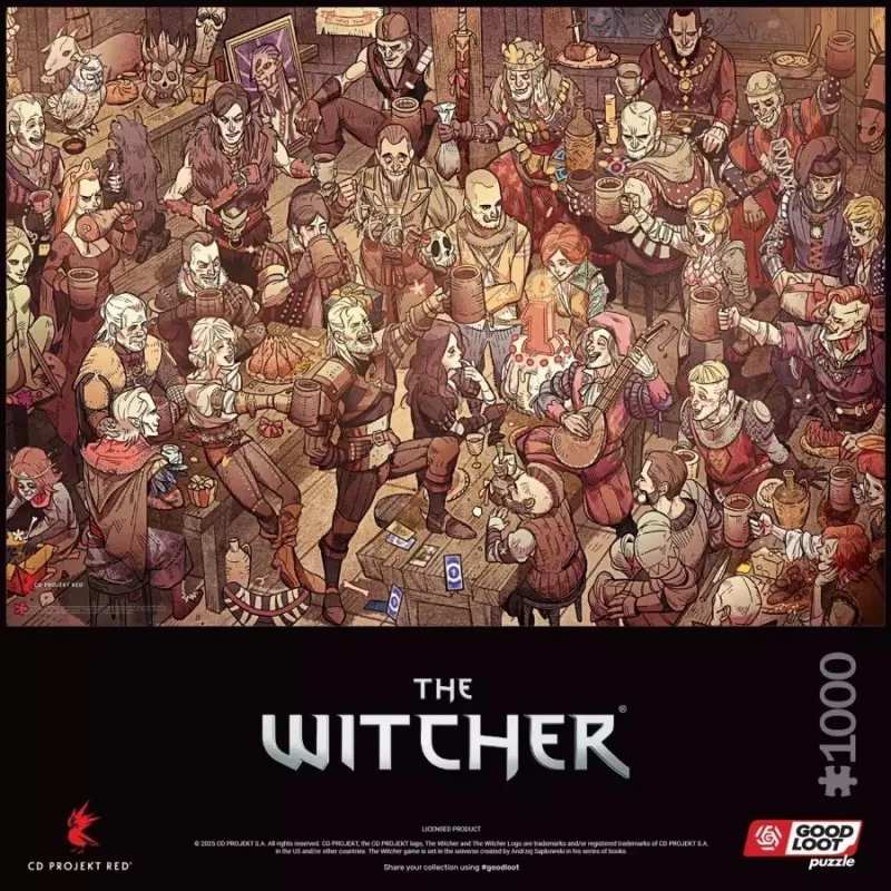 Good Loot pelipalapeli: The Witcher (Wiedźmin) syntymäpäivä, 1000 palaa