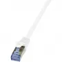 Verkkokaapeli LogiLink 20 m Cat.6A RJ-45 S/FTP valkoinen