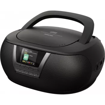 Musiikkijärjestelmä SENCOR SPT6200DB CD/MP3, USB, Bluetooth 5.3 ja DAB+ -virittimellä, 3W RMS, 1,77
