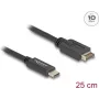 DeLOCK USB-kaapeli USB Type-E Key A 20-napainen uros USB Type-C uros 25 cm