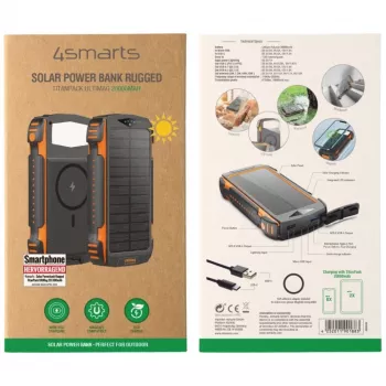 Kannettava akku 4smarts TitanPack UltiMag 20000 mAh