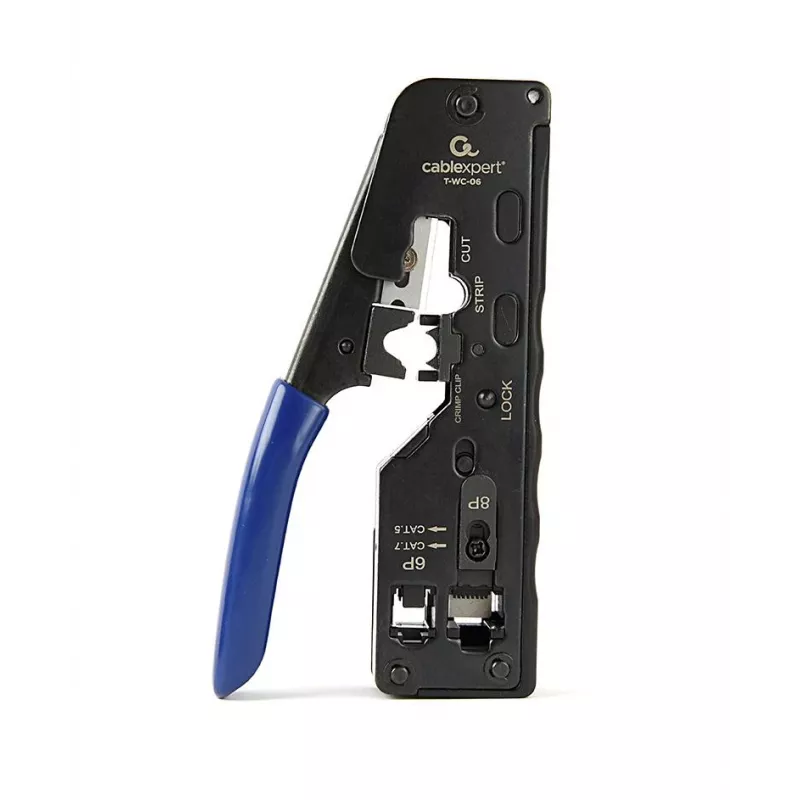 Puristustyökalu GEMBIRD T-WC-06 RJ45-, RJ12- ja RJ11-liittimille