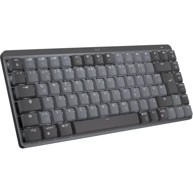 MX Mechanical Mini minimalistinen langaton taustavalaistu näppäimistö - GRAPHIT - DEU - CLICKY langaton 1 USB