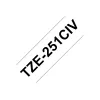 Brother TZE231CIV merkintänauha musta valkoisella TZe