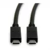 USB-kaapeli ROLINE 11.02.9057 USB 3.2 Gen 2 1 m USB C musta