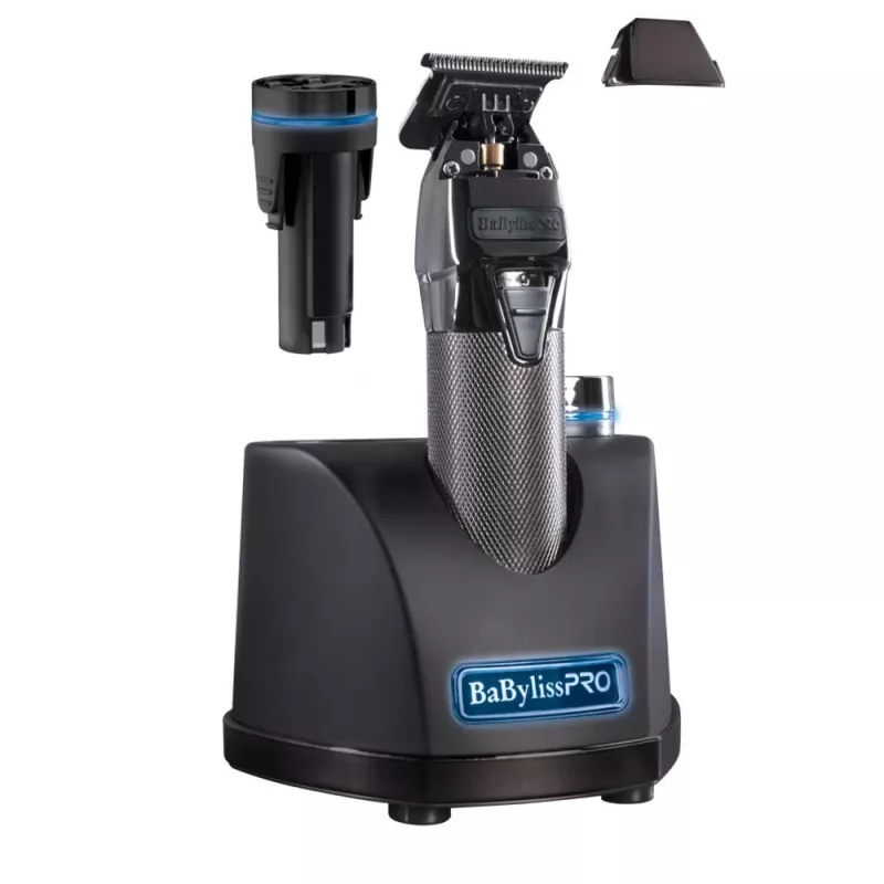 BaByliss PRO Skeleton Snap FX797E hiusten- ja parranleikkuri lataustelineellä 1 kpl