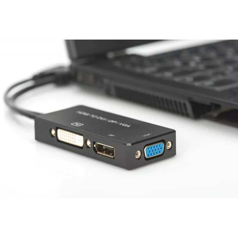 HDMI 3in1 adapteri Digitus AK-330403-002-S