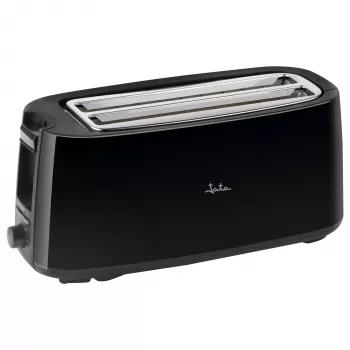 Leivänpaahdin Jata JETT1585 2 viipaletta 1400 W musta painikkeet kiertosäädin 230 V raon leveys 25 cm raon syvyys 3 cm