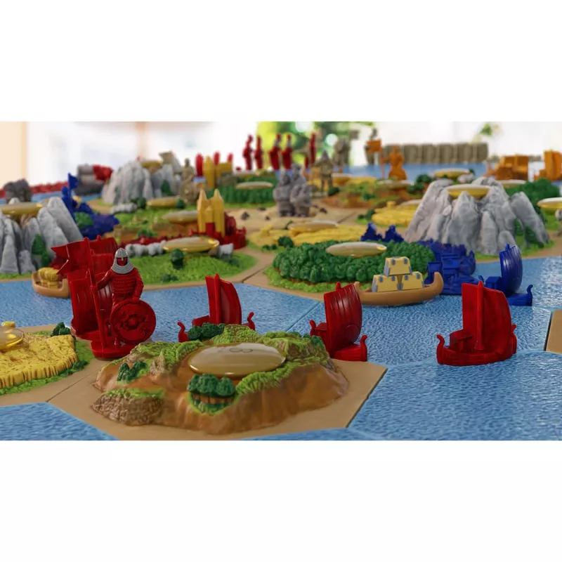 Lautapeli Kosmos KOO Catan 3D – Seefahrer + Städte & Ritter laajennussarja