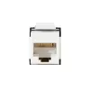 LogiLink NK4066 Keystone-moduuli litteä musta valkoinen RJ-45