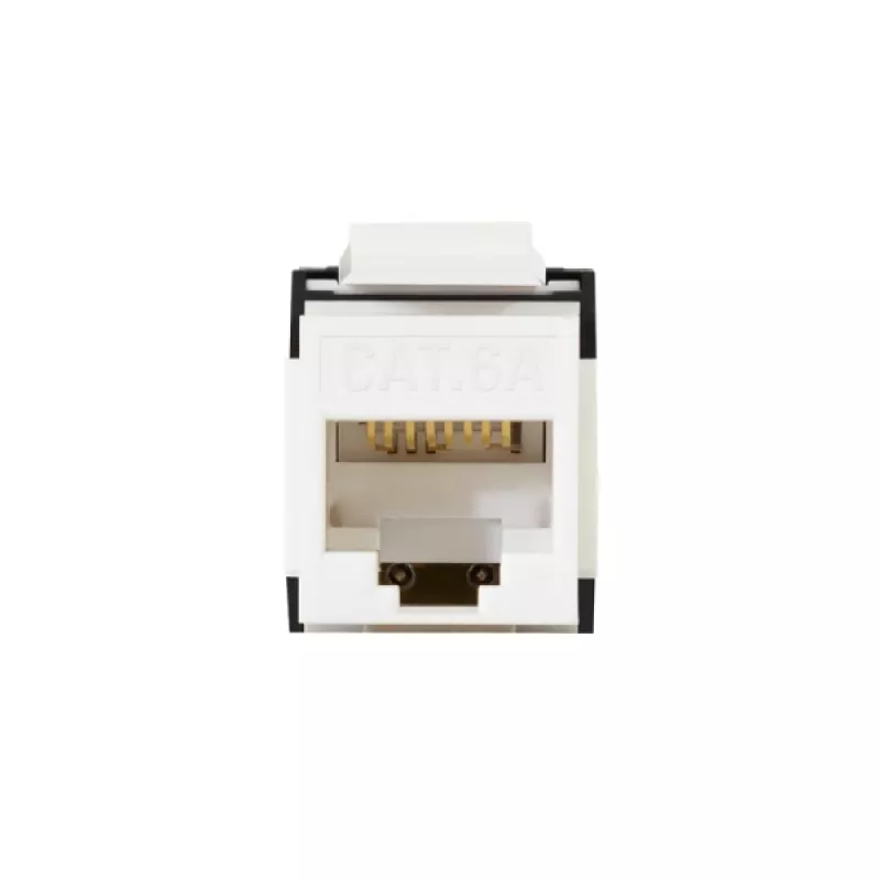 LogiLink NK4066 Keystone-moduuli litteä musta valkoinen RJ-45