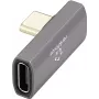 Renkforce USB4 USB-C-sovitin [1x uros – 1x naaras] RF-3778672 8K UHD 90° (RF-3778672)