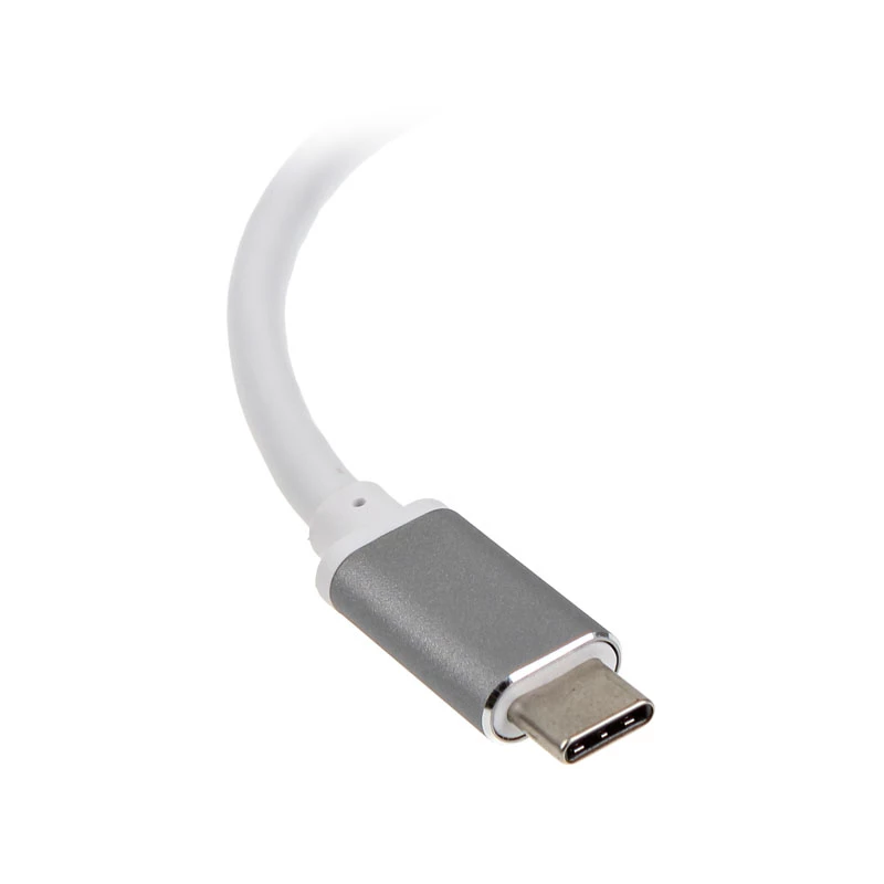 SilverStone SST-EP08C - USB 3.1 Type-C -adapteri HDMI/USB Type-C/USB Type-A - hopea
