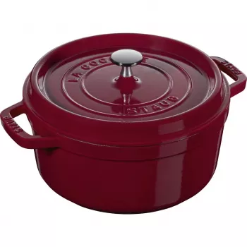 Pyöreä valurautapata Staub La Cocotte 3,85 l, Bordeaux