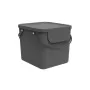 Rotho Albula suorakaiteen muotoinen muovinen jäteastia 40 l, antrasiitti, teknopolymeeri, 400×358×340 mm