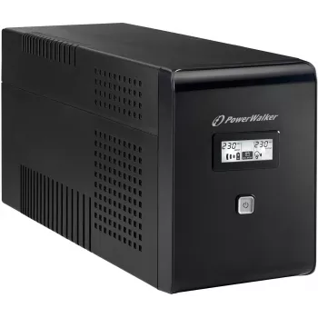 PowerWalker VI 2000 LCD 2 kVA 1200 W 2 AC-lähtöä