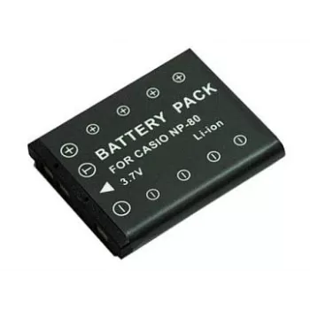 Uudelleenladattava akku Extra Digital NP-80 / NP-82 3,7V 1200mAh kameroihin ja kannettaviin laitteisiin