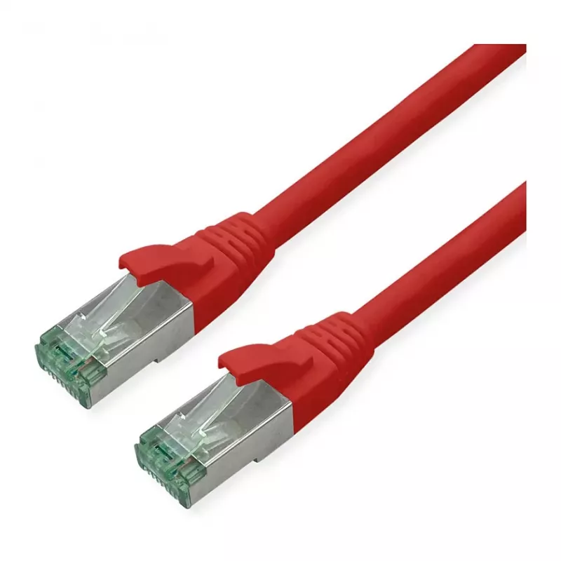 Verkkokaapeli ROLINE Recycled Material 21.45.3216 RJ-45 Cat6a 7 m punainen