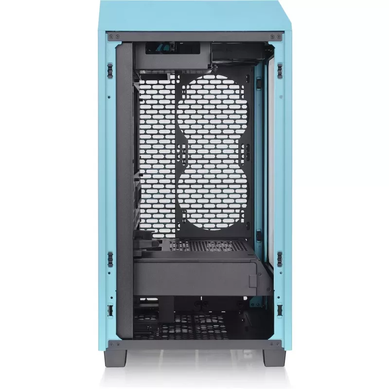 Thermaltake The Tower 200 turkoosi karkaistu lasi