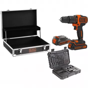 Porakone Black & Decker BDCHD18B2FC-QW 18V litiumioni 2 akkua